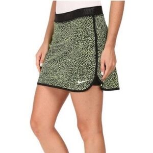 Nike Golf Skort-Black/Lime Green Animal Print